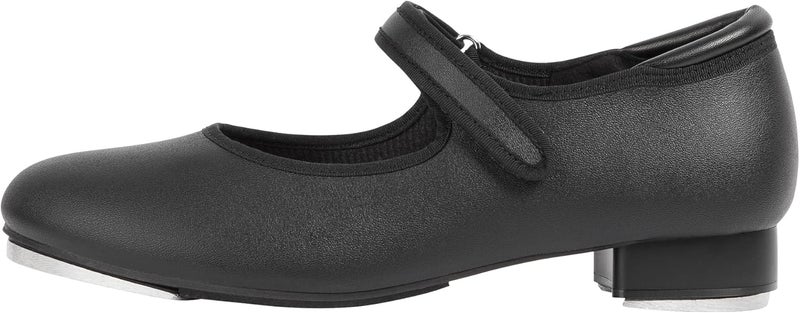Linodes PU Leather Easy Strap Tap Shoe Dance Shoes for Women and Men's Mary Jane Dance Flat - Image 3